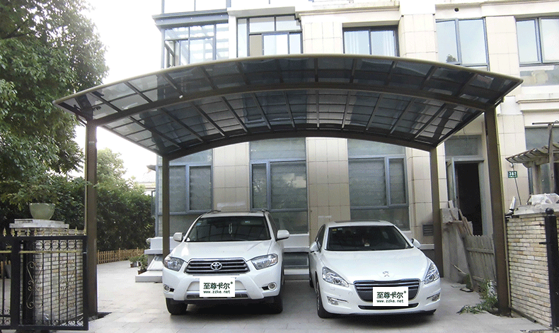 鋁合金車棚在當(dāng)下城市，美妙的存在