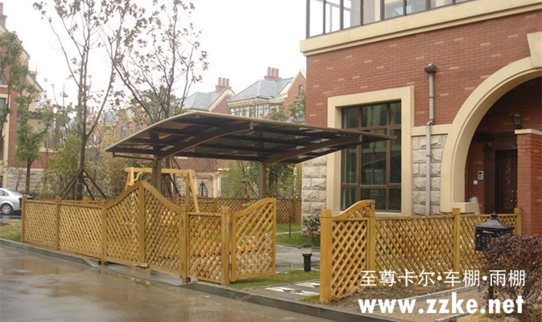 鋁合金車棚是一個(gè)藝術(shù)品