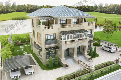 一款高檔的汽車棚，雨棚為什么會貴？車棚廠家用圖說話