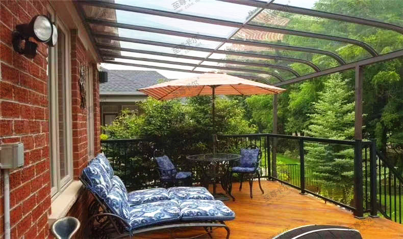 遮雨棚用什么材料？大部分用戶都在用這種高端雨棚