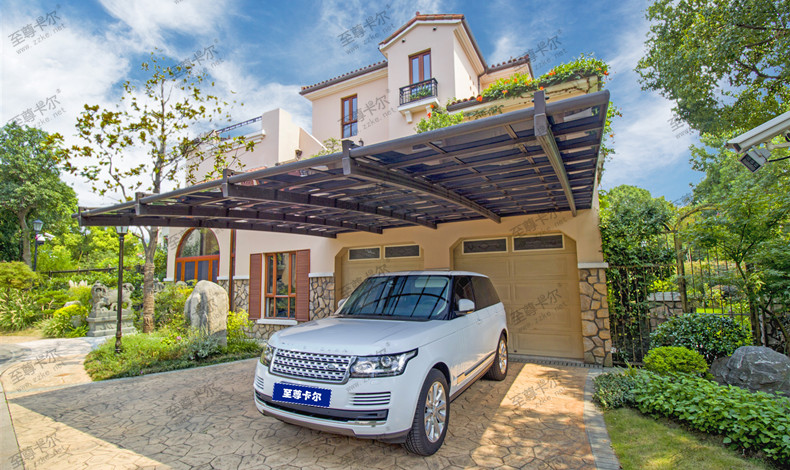 家用小轎車車棚最常用的幾種款式，看看你適合哪種